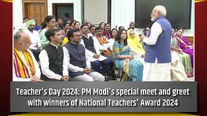 Teacher's Day 2024: PM Modi's special meet and greet with winners of National Teachers' Award 2024