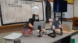 A local special education teacher talks about how she's teaching her virtual classroom