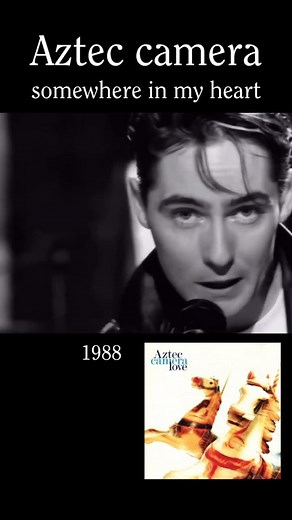 @postpunk_80 on Instagram: ""Somewhere in My Heart" is a song by Scottish band Aztec Camera. It was released as the third single from their third studio album, Love (1987). The song was produced by Michael Jonzun and written by Roddy Frame."