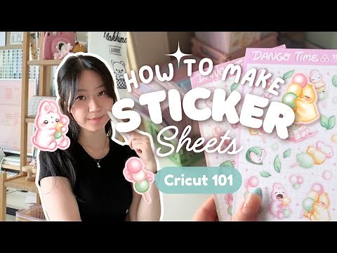 How to make cute sticker sheets ⋆˚✿˖° | Cricut + Procreate for beginners