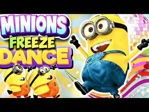Minions Freeze Dance! | Brain Breaks | Short Dance | Workout for Kids | Movement Activities💪