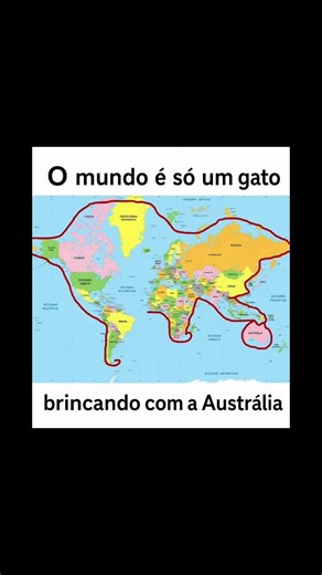 A verdade sobre o mapa-múndi foi revelada! 🤣🗺️