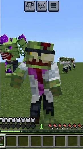 Zombie Boss addon in Minecraft PE Bedrock edition