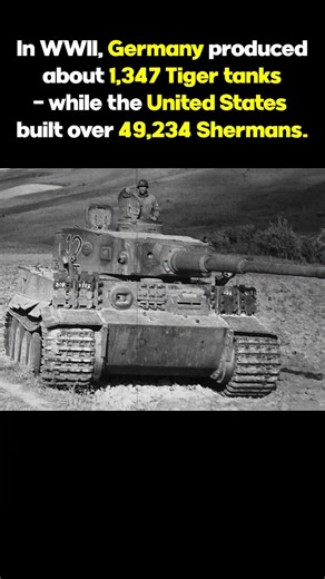 Tiger vs. Sherman: Quality vs. Quantity #Tiger, #Sherman, #Tanks