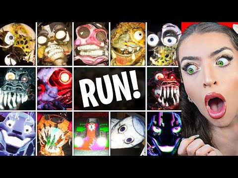 *ALL* Five Nights At Freddy's JUMPSCARES Ever Made! (SECURITY BREACH RUIN!)