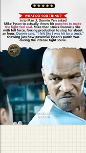 Mike Tyson’s Punch Nearly Hit Donnie Yen #IpMan3 #MikeTyson