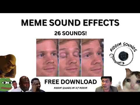 26 ICONIC Meme Sound Effects 🔊😂 | Free Download Pack