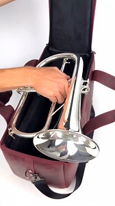 Triple or Double Trumpet/Flugelhorn Gig Bag in Crazy Horse Leather MG Leather Work! Our Crazy Horse leather trumpet gig bag is designed to hold two or three musical instruments at once. You can mix the instruments as you like, using it for b trumpet and c trumpet, a trumpet and a flugelhorn, a cornet and a piccolo trumpet, a cornet and a flugelhorn. The case is equipped with the interior partition, which keeps two instruments separated from each other and protects them from damage. The double/tr