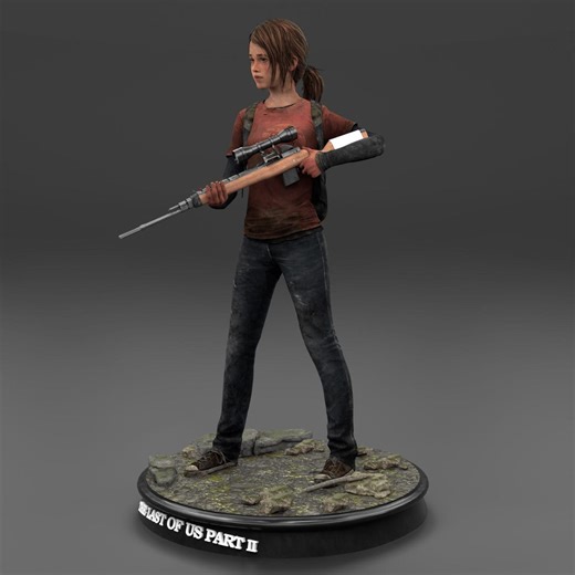 Ellie Williams STL – the Last of Us 3D Printable Model – Game Fan Art - Etsy