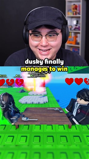 Dusky Finally Manages To Win #roblox