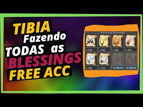 📕[TIBIA] Getting ALL the BLESSES for a FREE Account in 2021