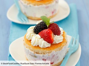 Cassata glacée aux fruits rouges : découvrez les recettes de cuisine de Femme Actuelle Le MAG