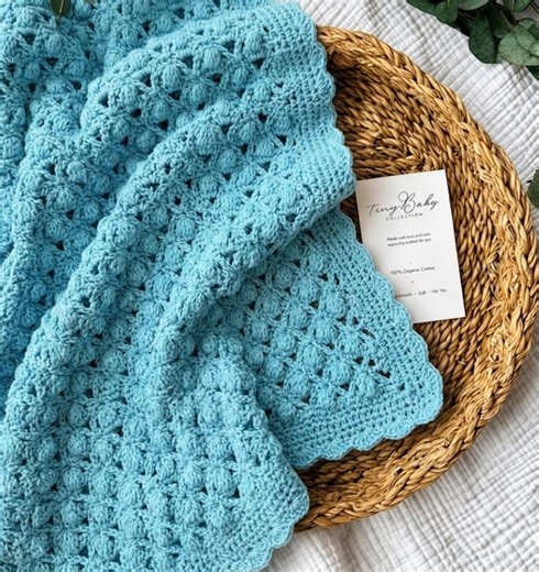 Crochet Pattern, Crown Puff Lattice Crochet Stitch (download PDF) - Etsy