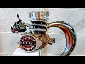 BBR Racing Series Stage 4 Unboxing + Engine teardown! 80cc 66cc 2 stroke motorized bike kit