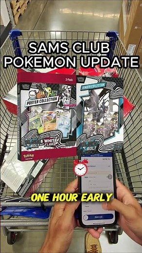 Sam’s Club Pokémon Drop CONFIRMED (March 17) – Black Bolt & White Flare Binder Collections $39.98