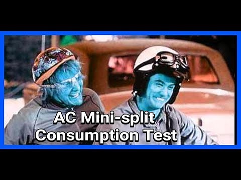 how many watts and amps does a 12000btu mini-spit AC use?