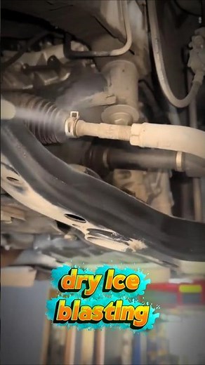 How to clean under a car with dry ice blasting #otomotif #trik #mechanic #detailing #carwash #tips
