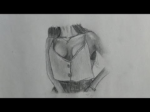 How to draw a female body | female body drawing