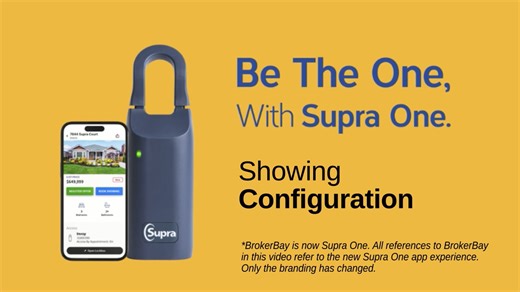 Supra One – Showing Configuration