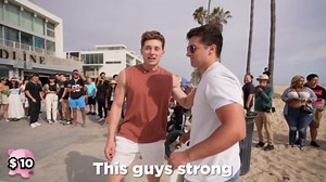 Worlds Strongest Grandpa Challenges Bodybuilders at Muscle Beach