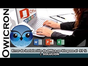 ✅ Error de instalación de Office se bloquea al 51 % | SOLUCIÓN