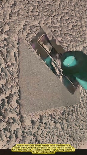Wall Texture Trowel: Creating Perfect Plaster Patterns Fast #tool #tools #innovation