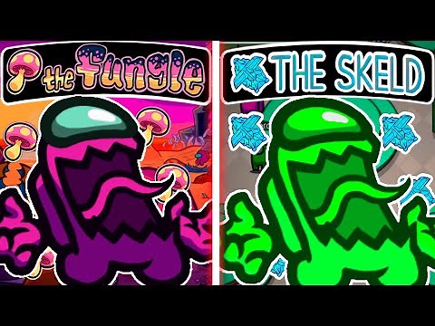Among Us Hide N Seek (Skeld Map & Fungle Map) - Hider Gameplay - Seeker Gameplay
