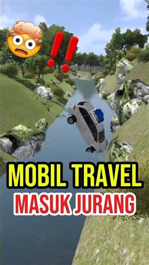 bussid mobil travel masuk jurang #bussid #bussimulatorindonesia #viral