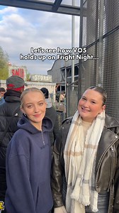 How many rides can our hair hold for? We put the VO5 Mega Hold Gel Spray to the test at Fright Night. How many rides do you think our hair can handle?! 🎢 #VO5 #FrightNight #SpookySeason #SlickBackHair #FindTheOne | VO5 UK