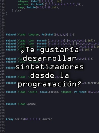 Taller de Programación Creativa en SuperCollider