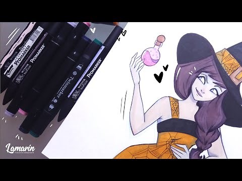 COMMENT DESSINER AVEC DES FEUTRES A ALCOOL (Promarkers, Twinmarkers)