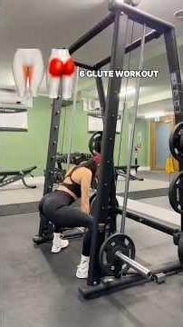 🔥 Hip-Dominant Glute Training on the Smith Machine 🔥