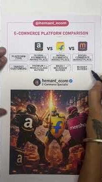 🚀 Amazon vs Flipkart vs Meesho — Which one is best for YOU?