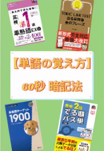 英単語を60秒で覚える効果的な方法