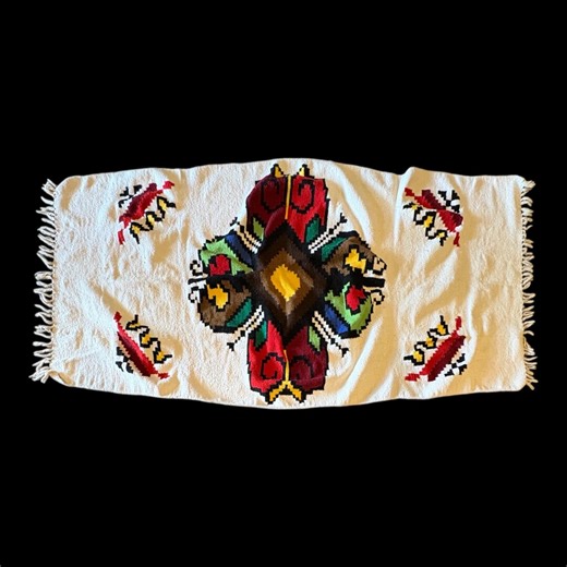 Southwestern Woven Rug or Saddle Blanket ; Navajo-style or Mexican Saltillo–style Textile - Etsy
