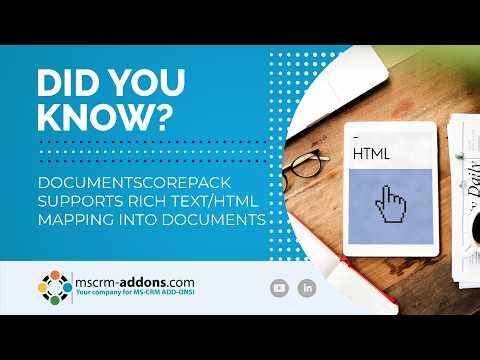 Generate Professional Documents with Rich Text & HTML from Model-Driven Apps
