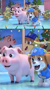 Rubble & Crew | Wheeler en Truffles gaan schaatsen! ⛸️ | Nick Jr. Nederlands #shorts