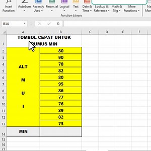 1.4K views · 14 reactions | SHORTCUT RUMUS MIN DI EXCEL #EXCEL #MSEXCEL #TRIKEXCEL #TUTORIALEXCEL #TIPSEXCEL #BELAJAREXCEL #BELAJARKOMPUTER | Suan Tutorial Channel | Facebook