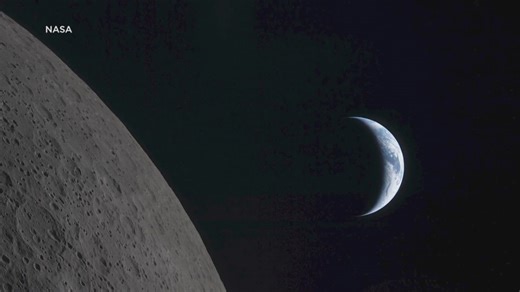 NASA's Orion spacecraft heading back towards Earth