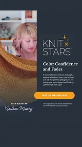 Love color… but overthink every single choice? 😅 This class is basically a deep, creative exhale. In this Knit Stars masterclass, Andrea Mowry shows how shawls are the perfect playground to experiment with color — no pressure, no rules, and totally judgment-free. You’ll explore: ✨ Smooth fades and joyful color transitions ✨ Bias shaping and picot bind-offs ✨ Practical tips for swatching, blocking, and staying organized If you love bold, beautiful colors but always hesitate at the last minute… t