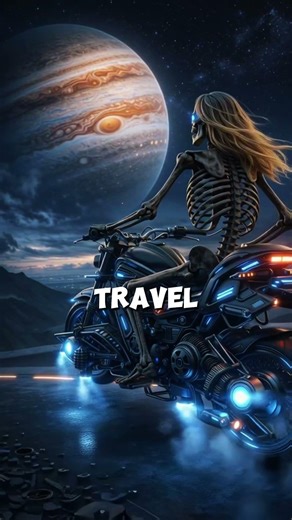 Skeleton vs Alien Guards! #skeleton #history #bike #jupiter #god