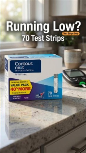 Running Low on Contour Next Test Strips 70 Count Amazon Find 🩸
