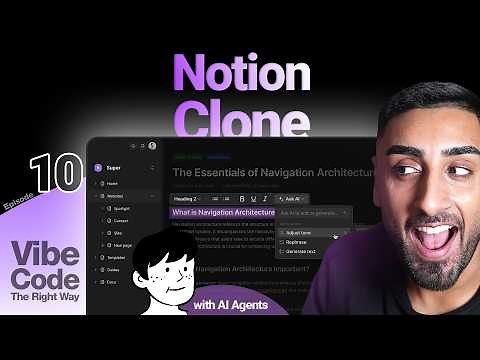 🟢 Let's Build a Notion Clone with Opus 4.8! | Beginner Series Ep #10 (Ultracode, AI Agents, Clerk)