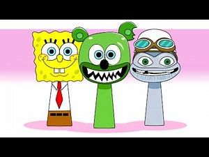 Sprunki OC Meets Sprunki phase 4: SpongeBob, Gummy Bear, Crazy Frog | Compilation Sprunki Incredibox