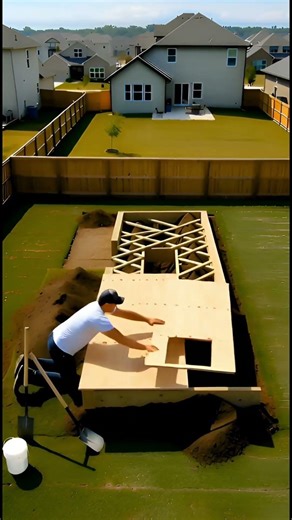 This house looks completely normal… but inside, there’s a hidden bunker 😱