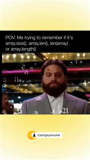 Campusmonk | Coding | Apti | Career on Instagram: "Peak Confusion! . . Follow @hustlewithcampusmonk 🔥 . . Keywords : coding meme, programming meme, developer jokes, debugging humor, software meme, tech jokes, coding life, programming life, funny coder, software developer meme, coding problems, code vs reality, programmer struggles, coding challenge, coding fun Hashtags : #codingmeme #programmingmemes #codinghumor #developerlife #programmingjokes #codinglife #techmemes #funnycoders #debugging #s