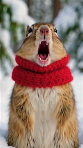 Squirrels singing in the forest This is Ai #Aisquirrel