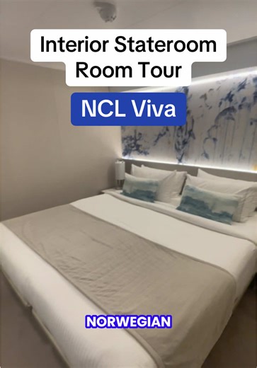 Explore the Spacious Interior Stateroom on Norwegian Viva