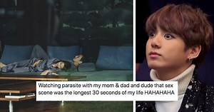 11 Of The Funniest Reactions To That Sex Scene In "Parasite" That'll Make You Laugh Until You're Breathless