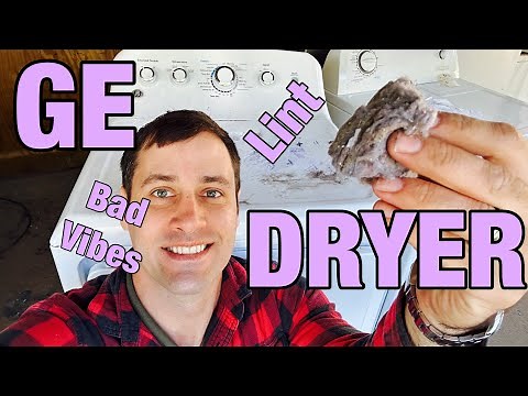 How to Disassemble and Clean Out a Noisy GE Dryer Blower | GTD42EASJ2WW | Lint in The Blower